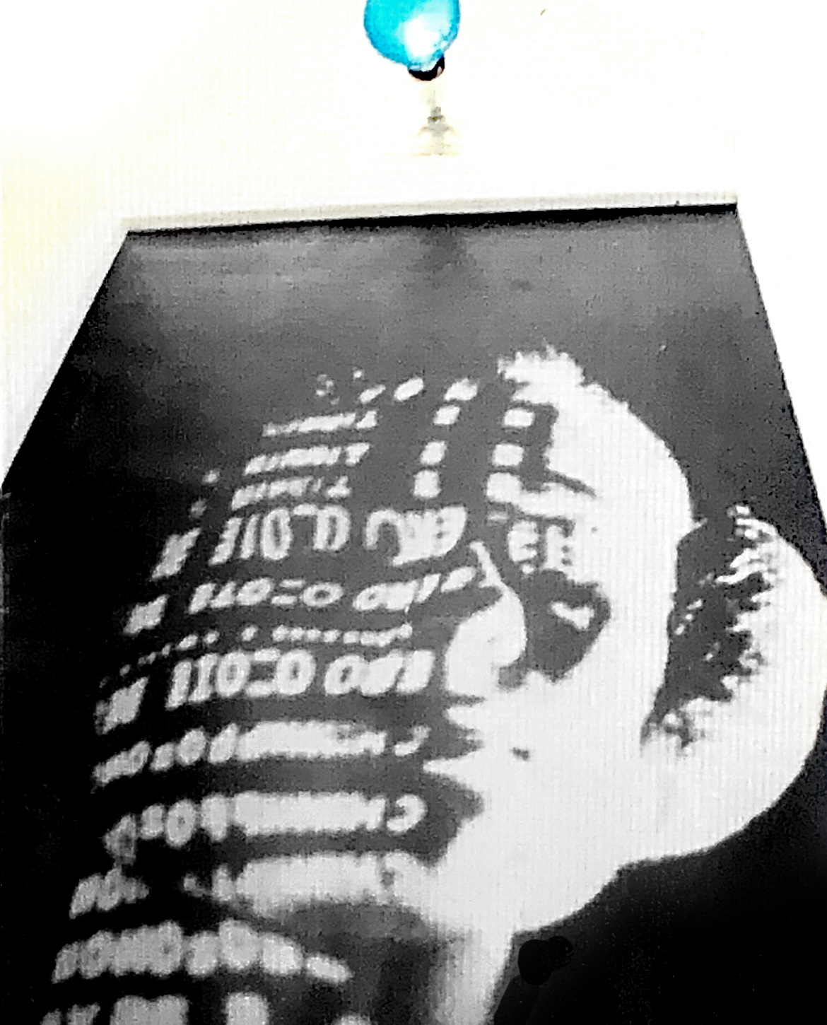 Interior of Jane Rubin's monumental multimedia installation in the 3rd LACE Annuale, Fall 1988