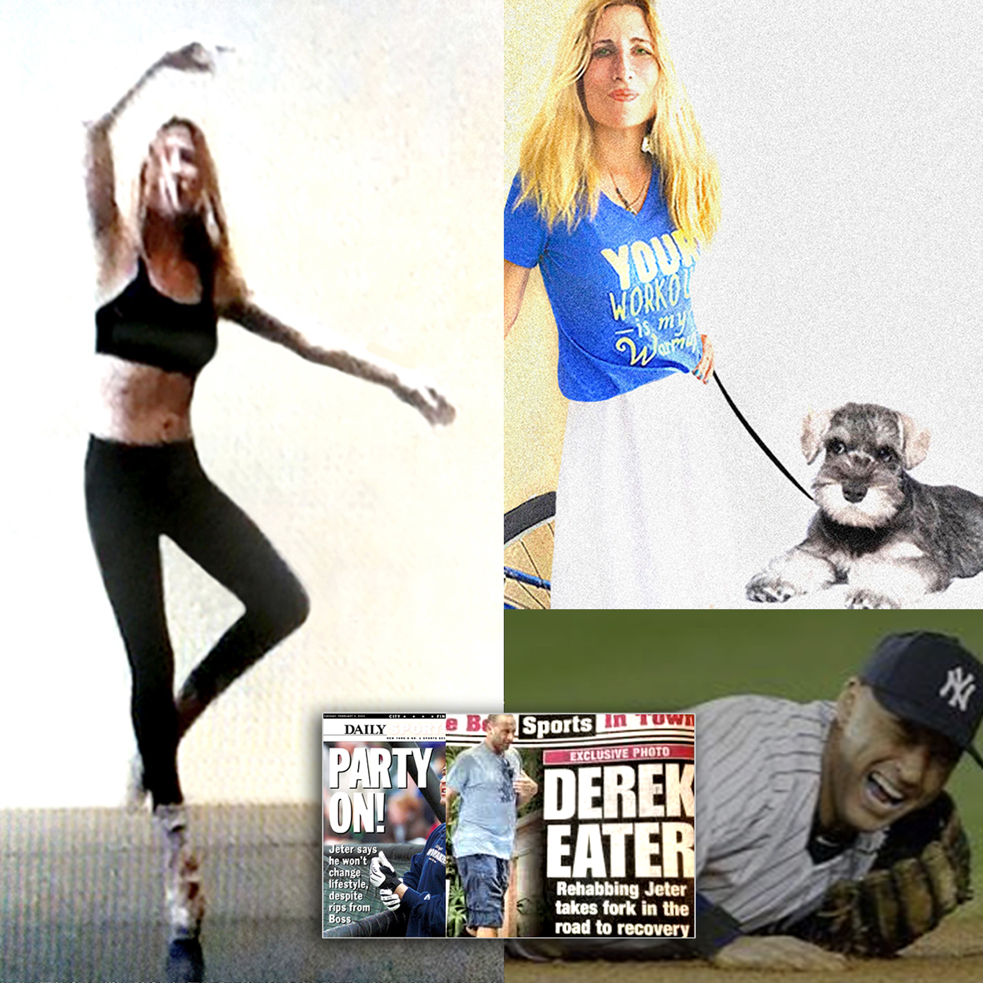 Jane Rubin, in lean athletic shape and with the ability to train and dance professionally, in her late 40s and early 50s, and now in 2026, versus Derek Jeter in 2012, at only 38, overweight, injured, done.